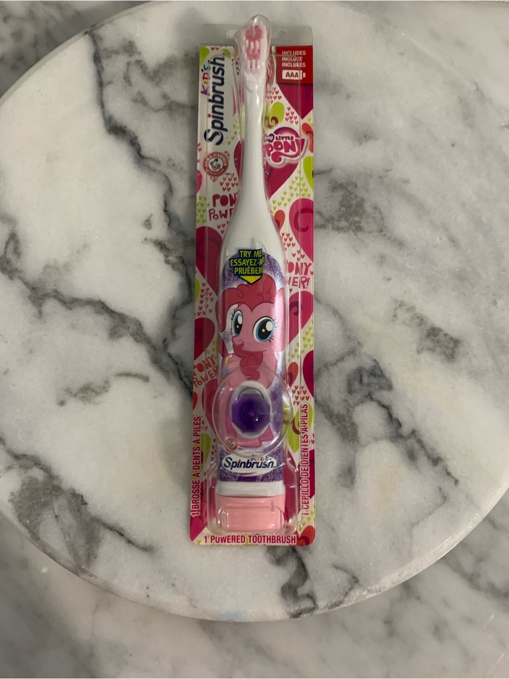 Collectable My Little Pony Pinkie Pie Kids Spinbrush G4 NIB